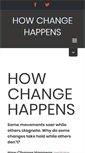 Mobile Screenshot of howchangehappens.com