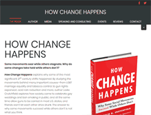 Tablet Screenshot of howchangehappens.com